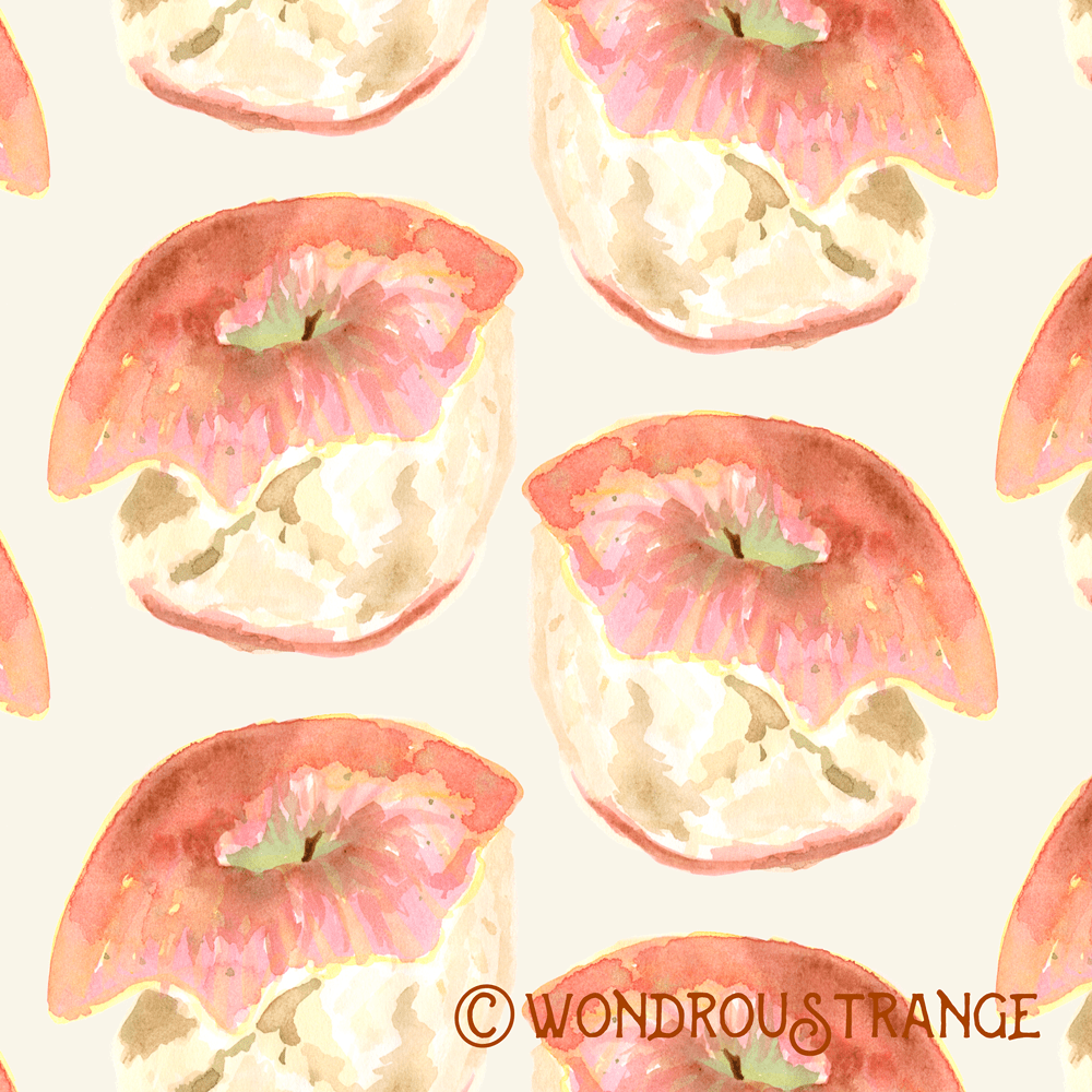 Apple pattern display square