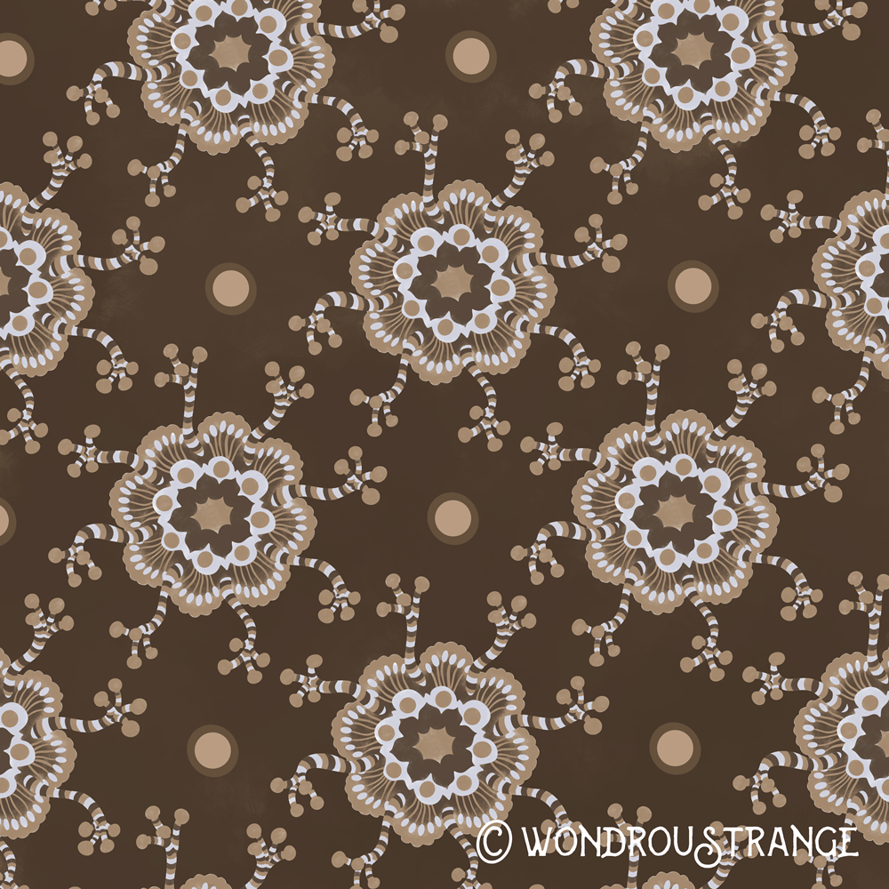 jellyfish pattern 2 display square