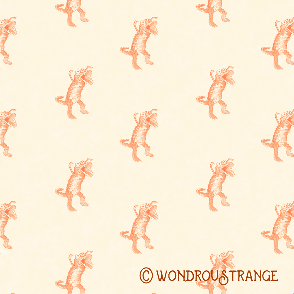 monster pattern display square