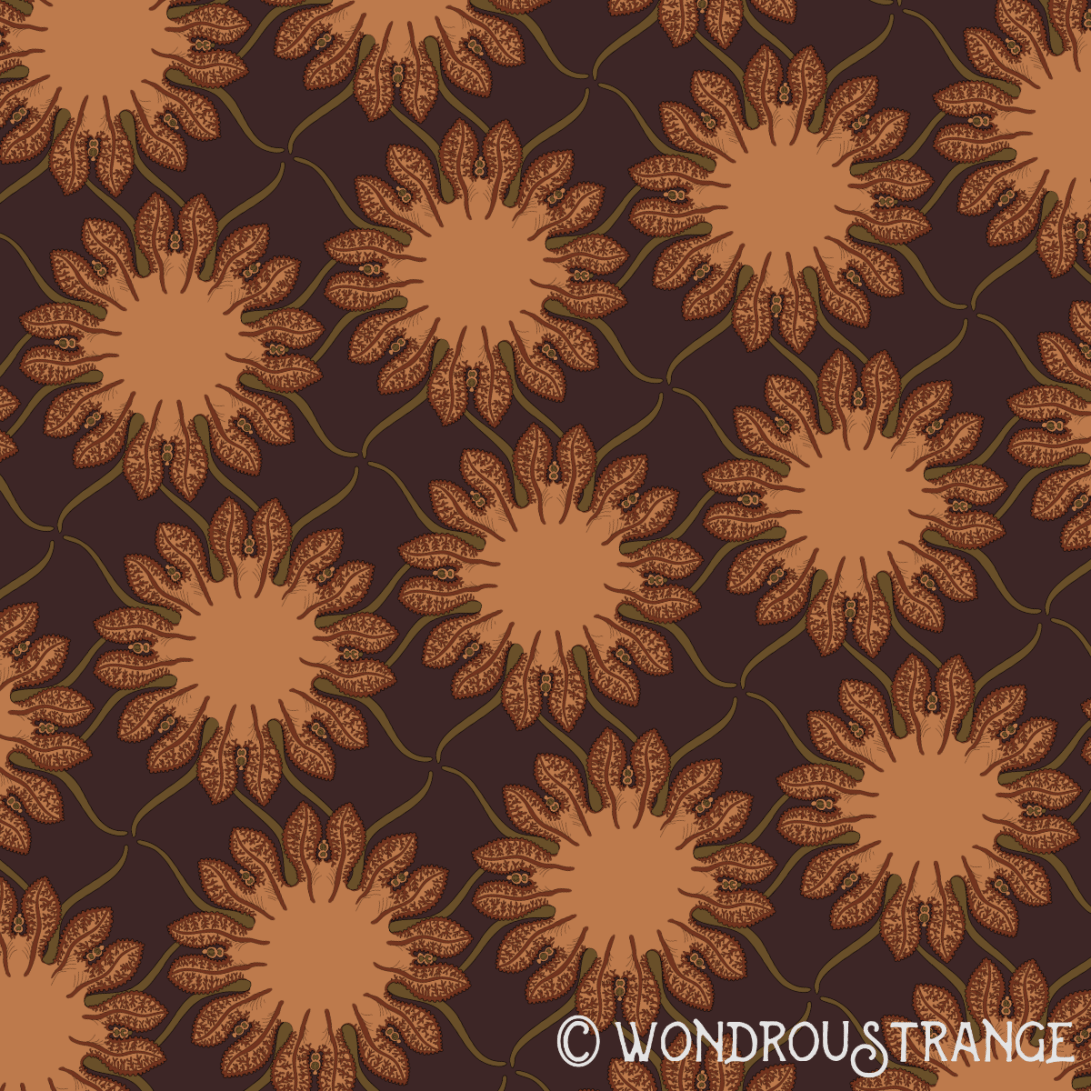 Autumn jellyfish pattern 2 display