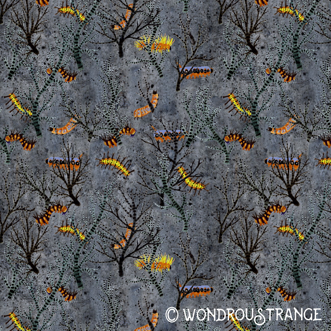 caterpillars patern 1300x1300